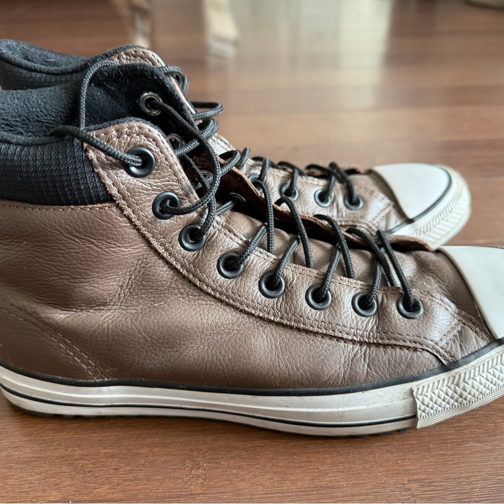 Converse Chuck Taylor All Star Boot PC High Top Brown Leather Sneaker